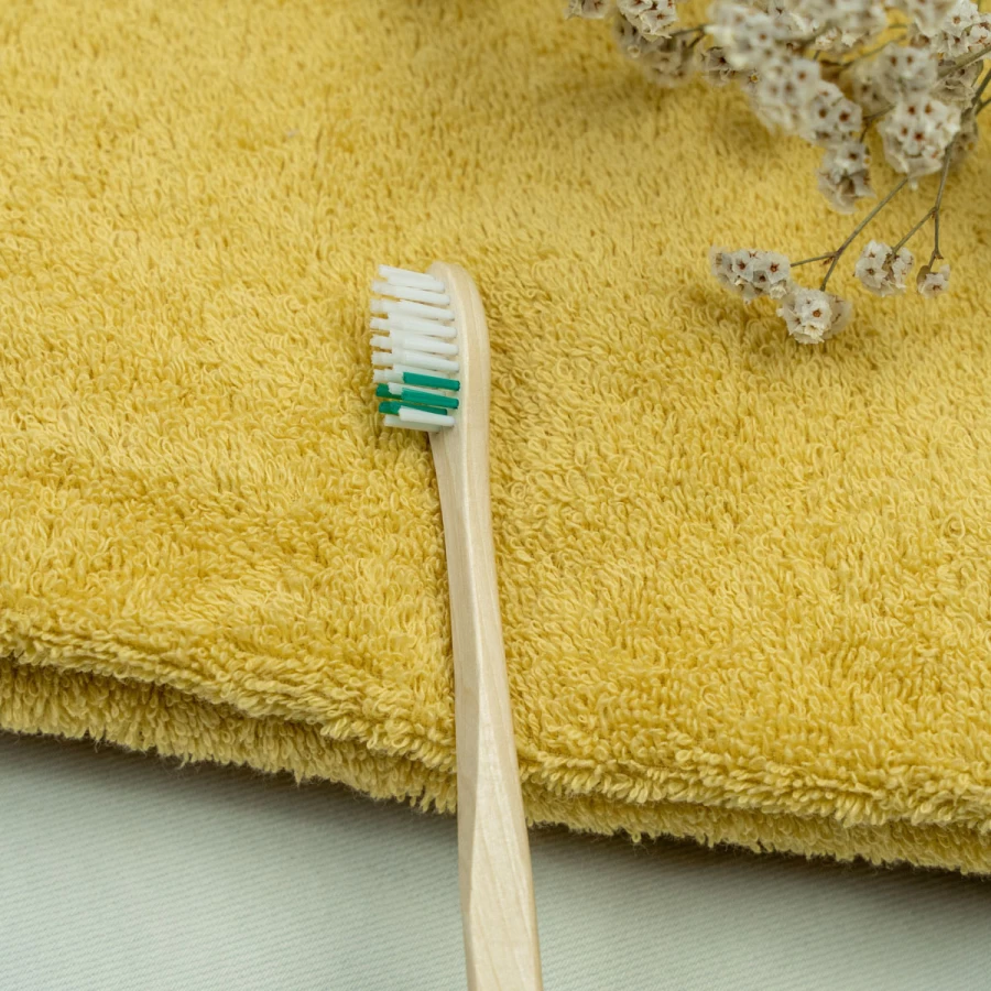 PACK DE 15 - Brosse à dents en bois pour adulte -  souple - fabriquée en France