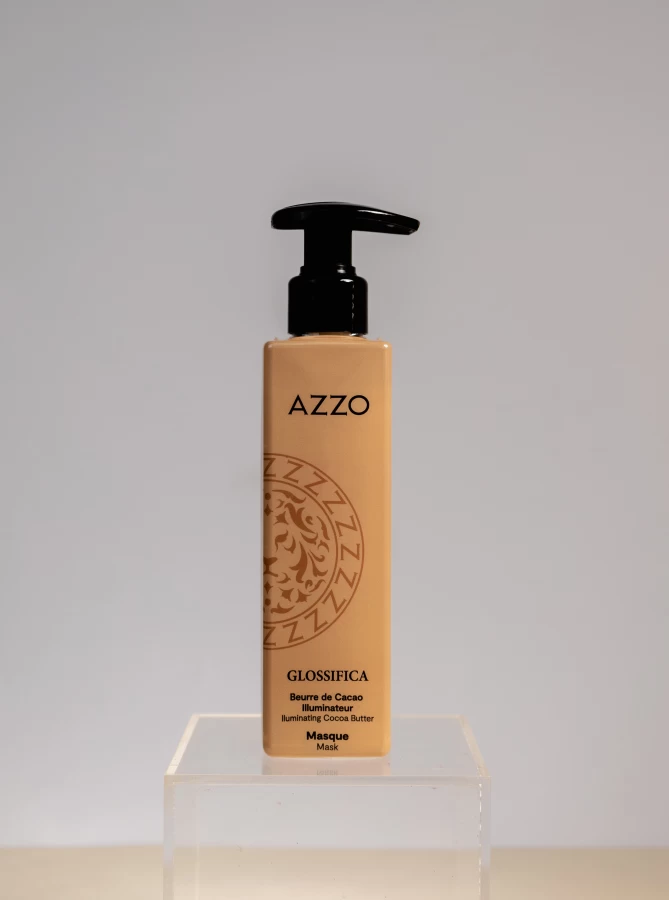 AZZO - Masque cheveux beurre de cacao illuminateur glossifica