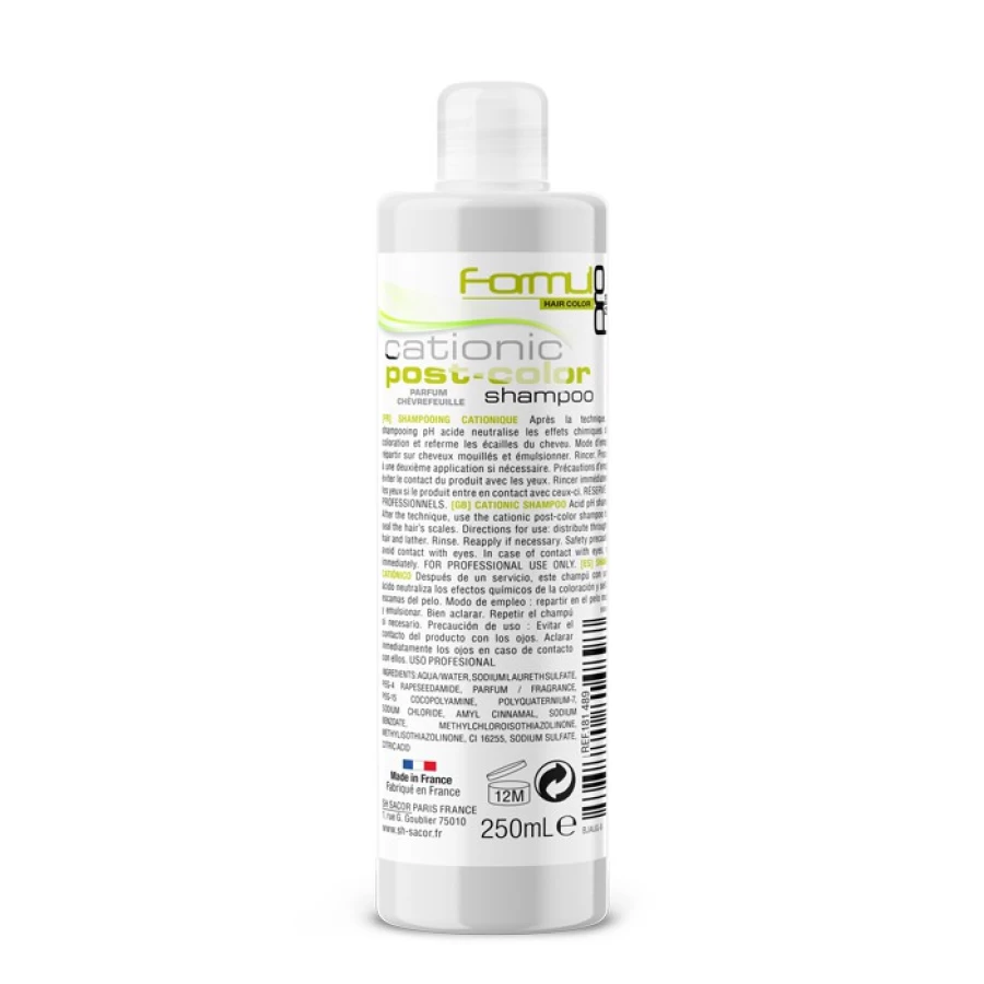 SHAMPOING FORMULPRO POSTCOLOR SOIN CATIONIQUE 250ML