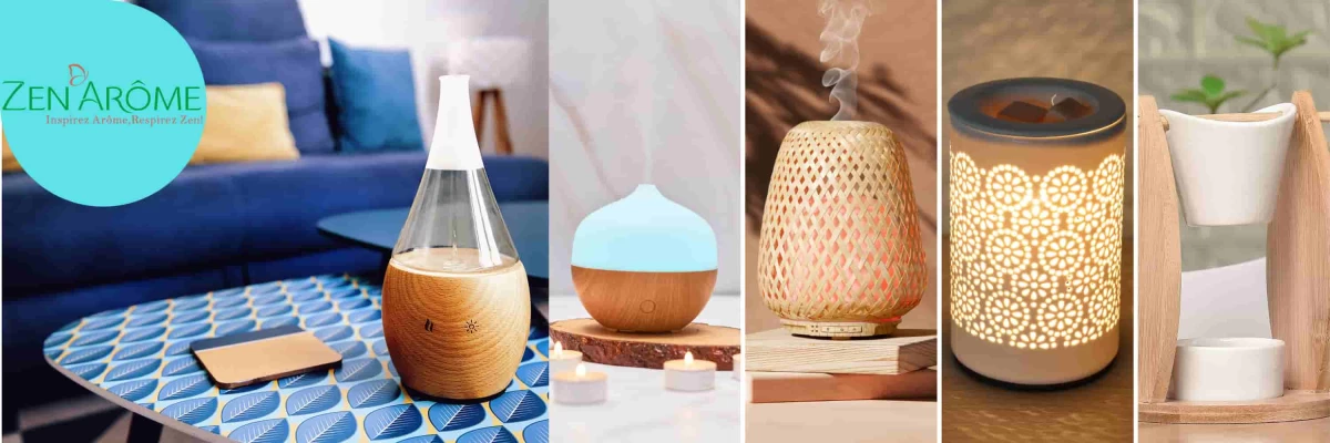 Zen arôme - Brûle parfum Naturéa en bambou et céramique - YONA ou