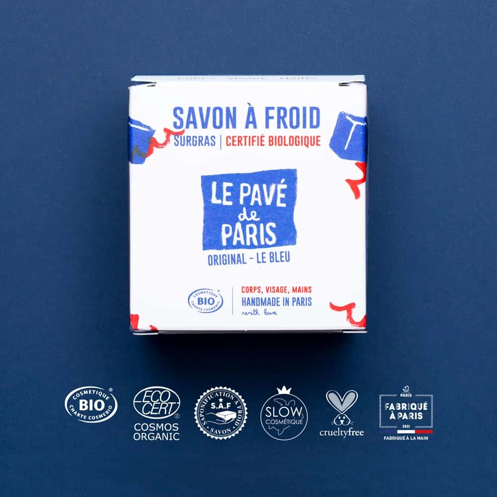 LE PAVE DE PARIS ORIGINAL | SAVON A FROID SURGRAS CERTIFIE BIO