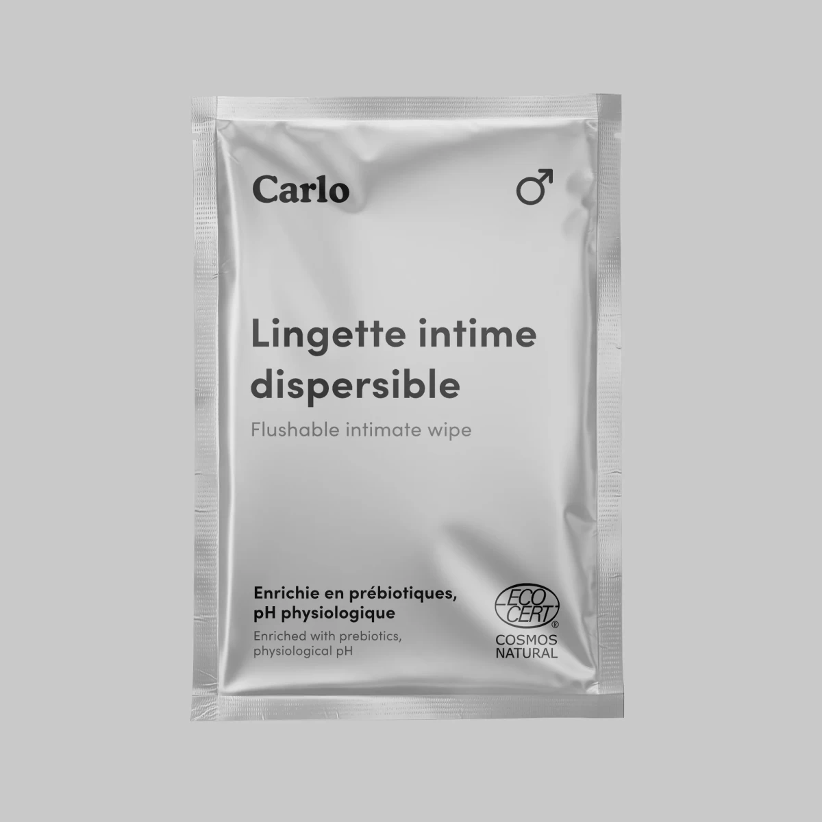 CARLO - LINGETTES INTIMES HOMME INDIVIDUELLES - Boite de 7